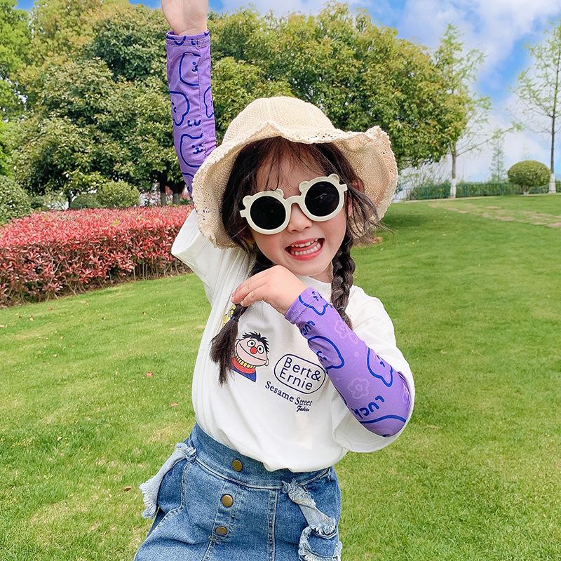 

Дитячі мультяшні рукавички для рук із захистом від УФ-променів - Дихаючі та милі сонцезахисні рукавички для хлопчиків і дівчаток