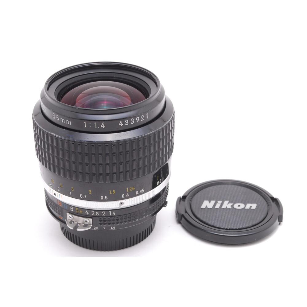 

Б/у EXC+4 NIKON Ai-s NIKKOR 35mm f/1.4, передня кришка, задня кришка з Японії