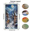 Winter Scenery House Large Size Diamond Painting New Collection Diy Full Square Round Drill Rhinestone Embroidery Mosaic Cross Stitch Kits Wall Decor