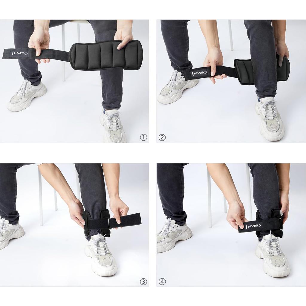 Onk01 Adjustable Ankle and Wrist Weights 2 x 0.5kg Hms