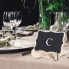 10pcs Mini Chalkboards Wooden Signs Blackboards Message Board for Wedding Party Decoration