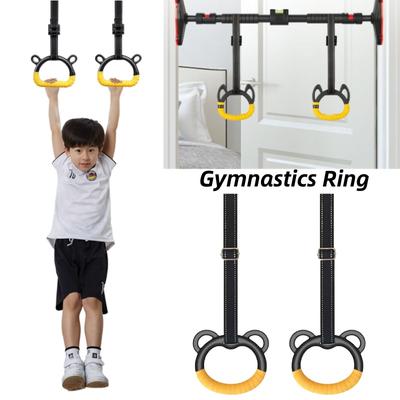 Ring Kids Gymnastics With Adjustable Nylon Strap Handles Gym Training Equipment