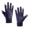 Warm Gloves for Men and Women  Suede Cold Proof Fashion Plus Velvet Thickened Touch Screen Outdoor Riding Autumn and Winter Gloves
