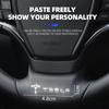 3D Metal Car Decorative Sticker Badge Decal Interior Accessories For Tesla Model 3 Model S X Model Y Roadster SpaceX Cybertruck