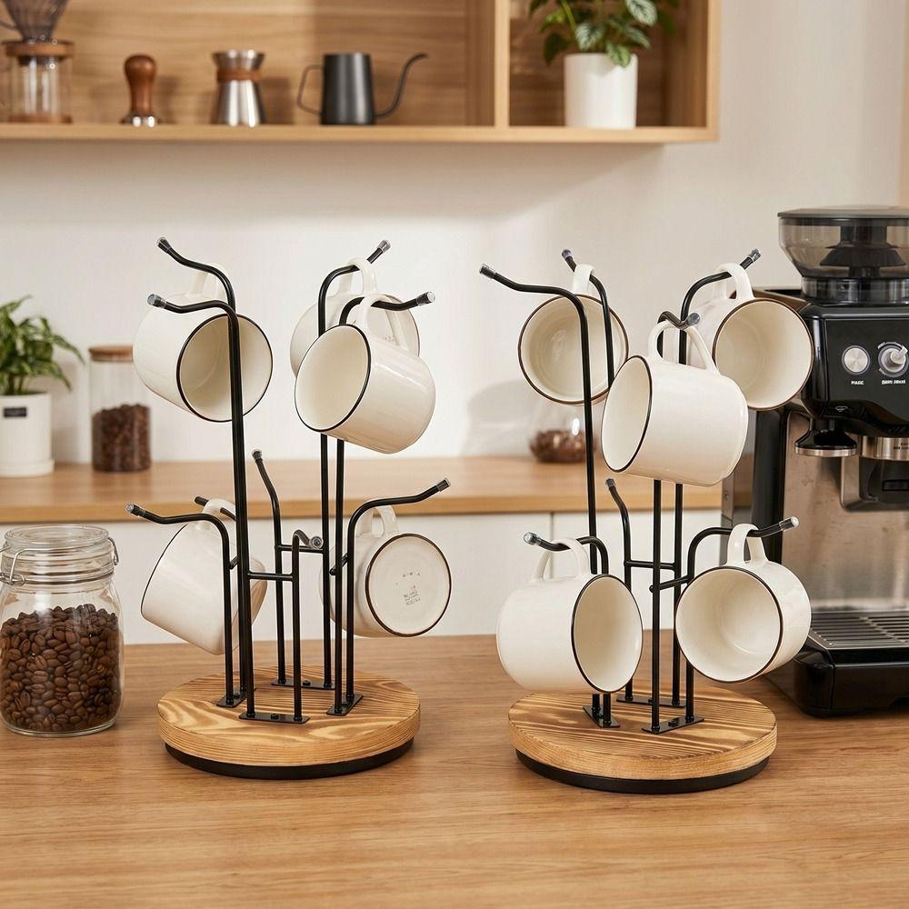 Removable Mug Drying Rack Large Capacity Water Bottles Storage Rack Cup Display Rack  Bedroom