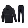 Under Armour Gradient Reflective Logo Jacket Letter Print Woven Sports Long Pants Casual Sports Suit Men suit Black 22600401-001+22500706-001