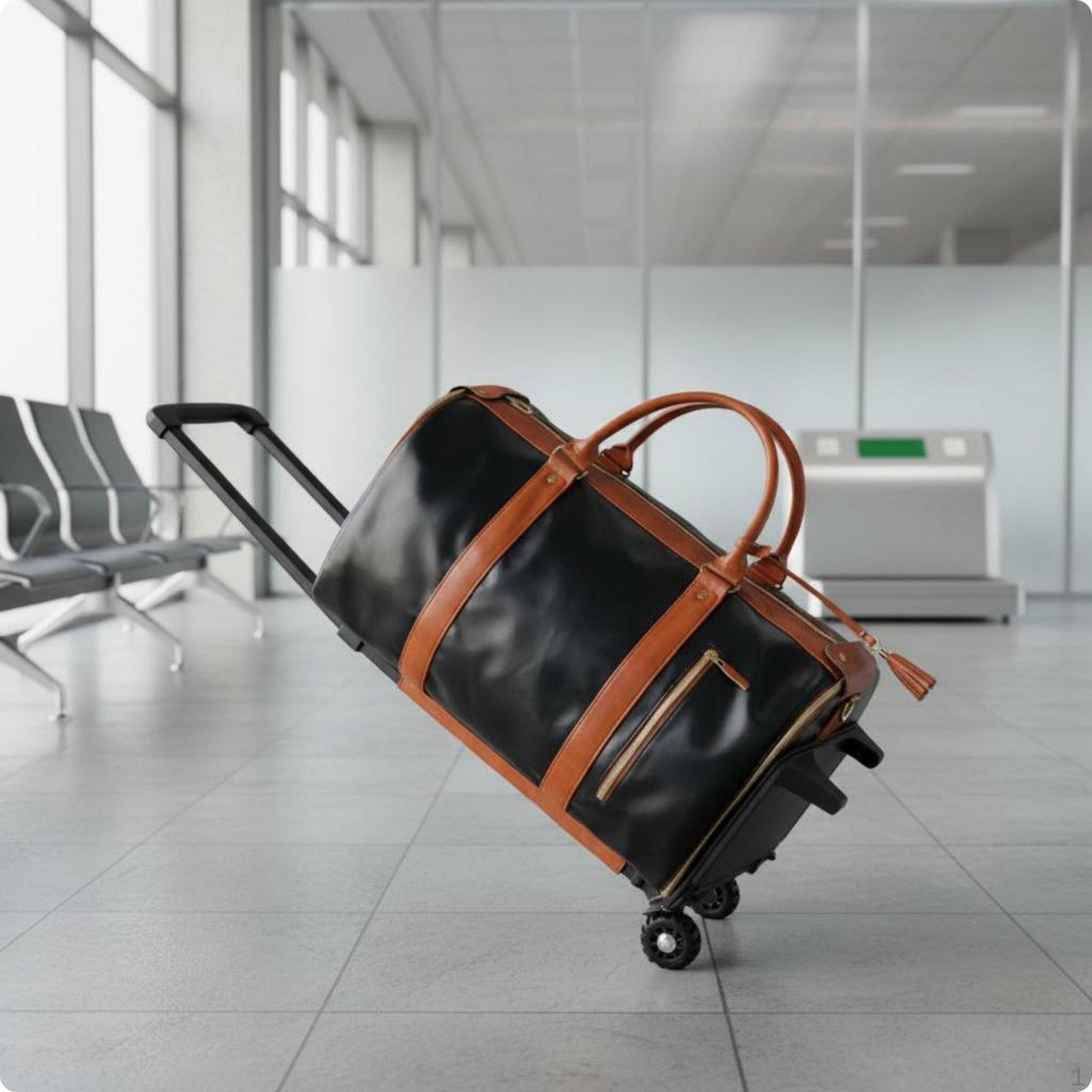 Detachable Trolley Bag Lightweight Rolling Garment