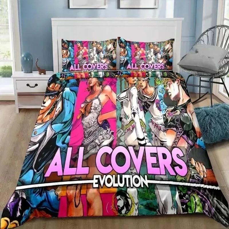 Jojolion Adventure Bedding Set For Bedroom Soft Modern Bedspreads Comefortable Kids Duvet Cover Quilt Cover And Pillowcase