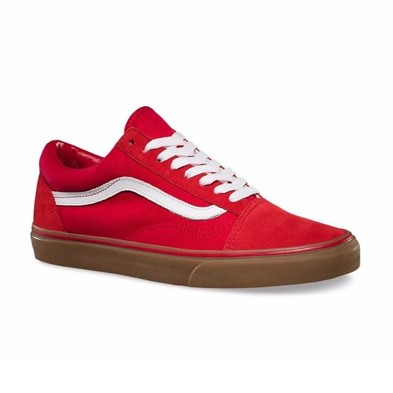 Vans Old Skool Gumsole - Formula One Unisex Sneakers Red Medium-Gum VN0001R1GIA