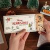 DIY Christmas Wooden Stamp Set for Journal and Diary Decoration