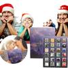 Christmas Advent Calendar With 24 Natural Crystal Agate Stones Minerals Fossils Surprise Blind Box For Kids Geological Learning Collection