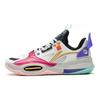 Li Ning All City 10 Low Top Basketball Shoes Non-Slip Wear-Resistant Kids Basketball Shoes White ABPS017-2