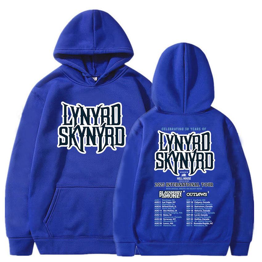 LYNYRDSKYNYRD Tour Hoodies Grunge Unisex Streetwear Long Sleeve Casual Male Sweatshirts Printing Pullovers