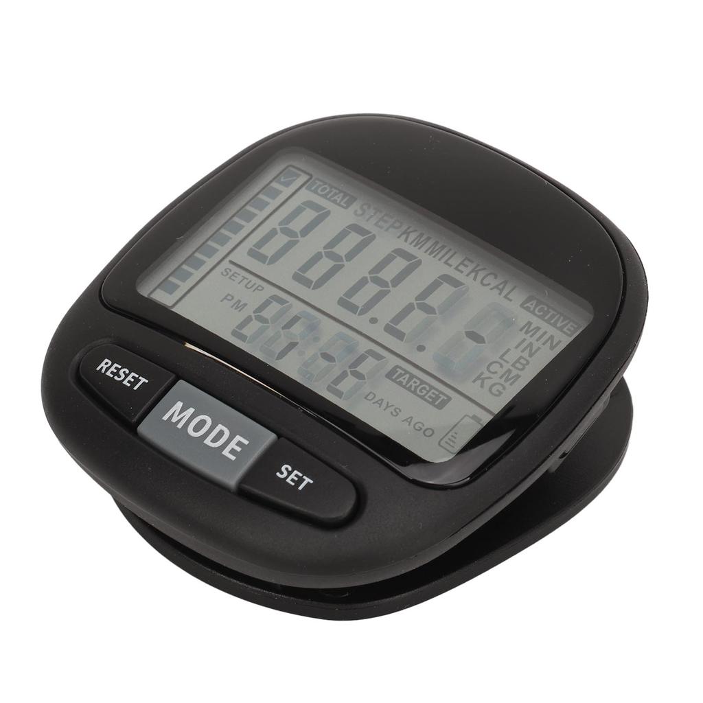 3D Pedometer with Lanyard 210MAH Tracks Calorie Burning Personalized Target Accurate Step Counter