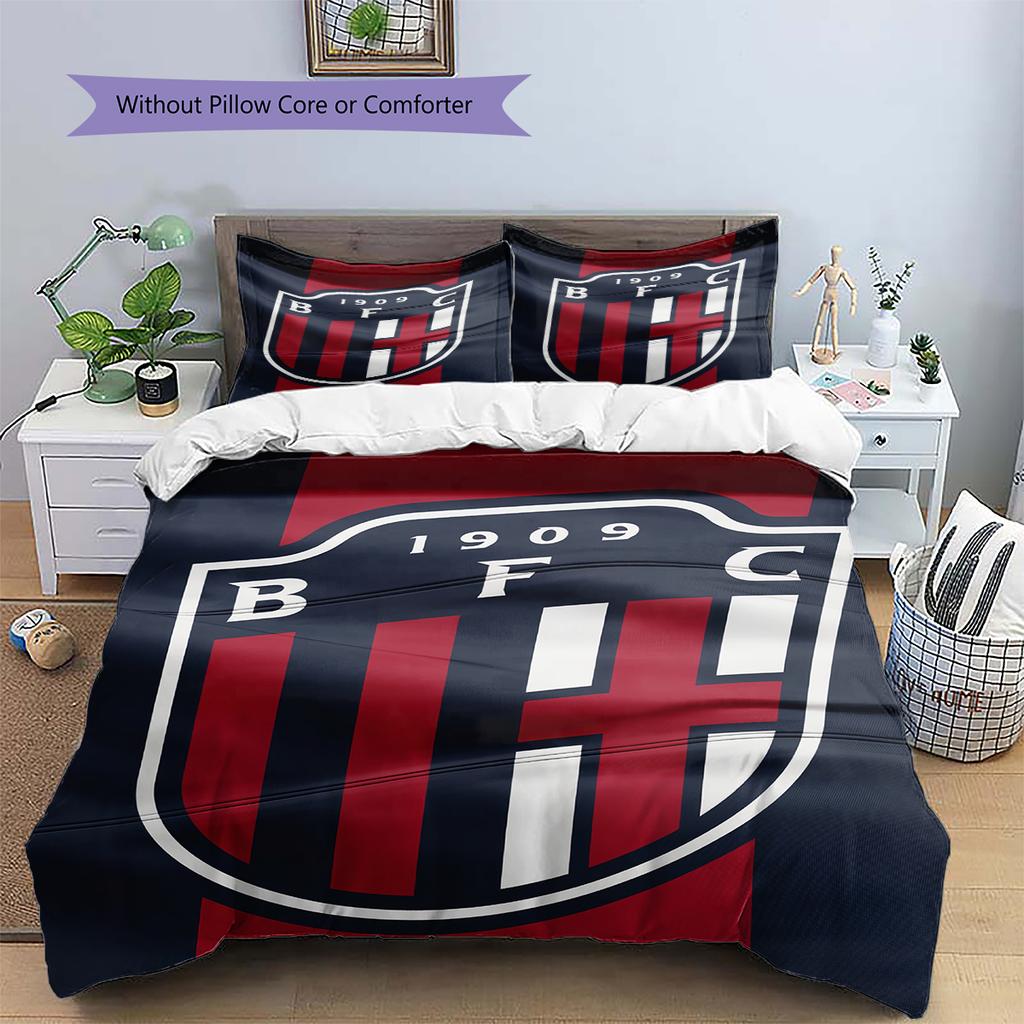Bologna FC 1909 Pattern Bedding Home Decoration Birthday & Festival Gift (1 * duvet cover + 2 * pillowcase, without core)