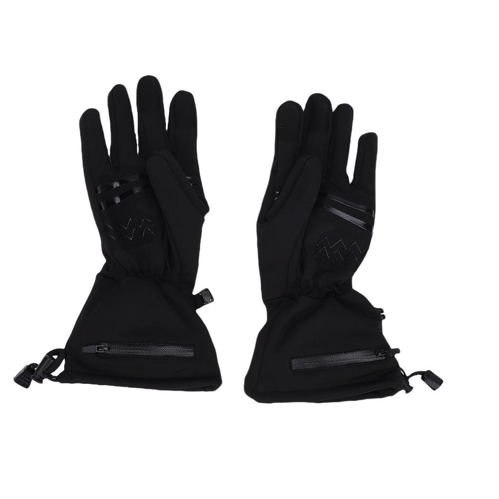 Heated Glove Liners Rechargeable Touchscreen Heated Thick Gloves for Cycling Skiing Hiking