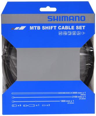 SHIMANO Repair Parts Shift Cable Set Stainless Steel MTB Black Y60098021