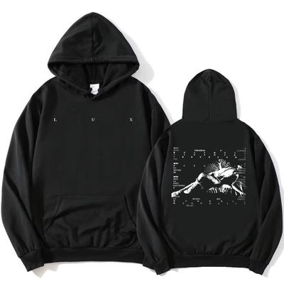 Rosalía LUX TRACKLIST Hoodies Lange Mouw Hooded Sweatshirts Casual Los Dames Heren Sudaderas Grafische Print Kleding