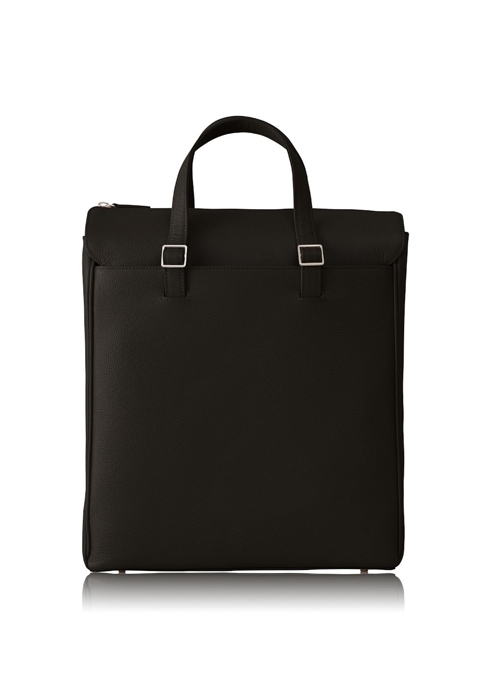 

Vertical Tote Original Genuine Cowhide Multiple Fits Bottom Studs [LIB] Bag, Water-Repellent Leather, Leather, Unisex, Pockets, 14-inch PCs, (Black