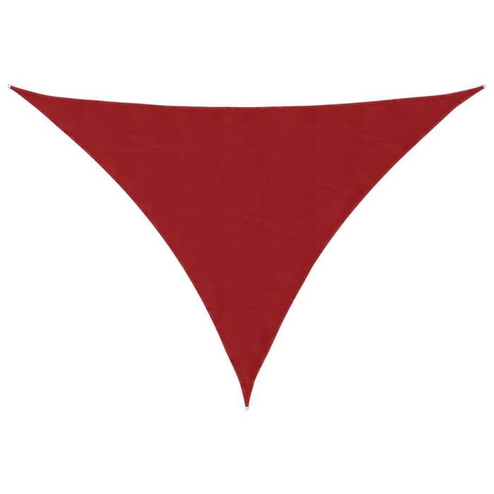 Voile de parasol - Maison Exclusive - Triangulaire 3x3x4,24 m - Tissu Oxford enduit PU - Rouge