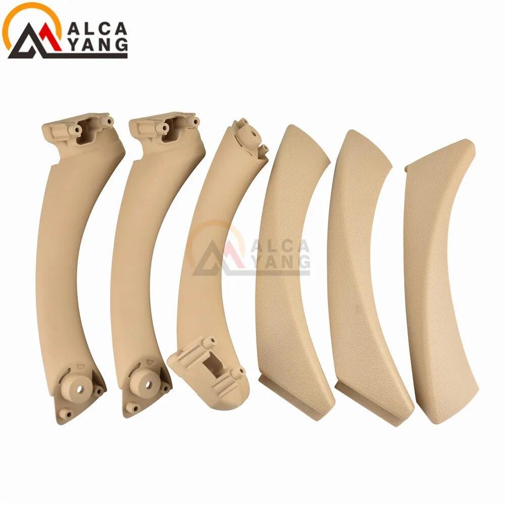 Full Set Interior Door Handles for BMW 3Series E90 E91 318 320 325 328 330 335 Part Inner Doors Panel Handle Bar Pull Trim