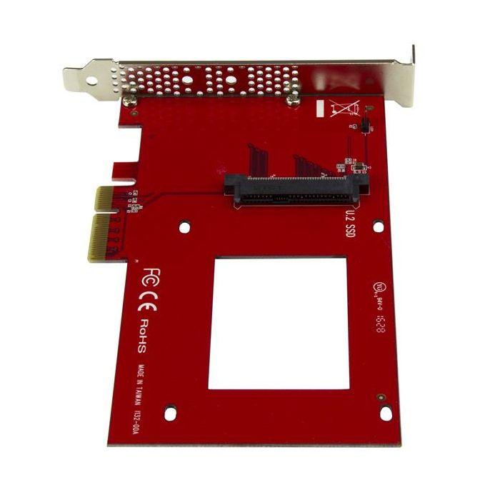 Adaptateur U.2 Vers PCIe Pour SSD U.2 NVMe - STARTECH - SFF-8639 - PCI Express 3.0 X4