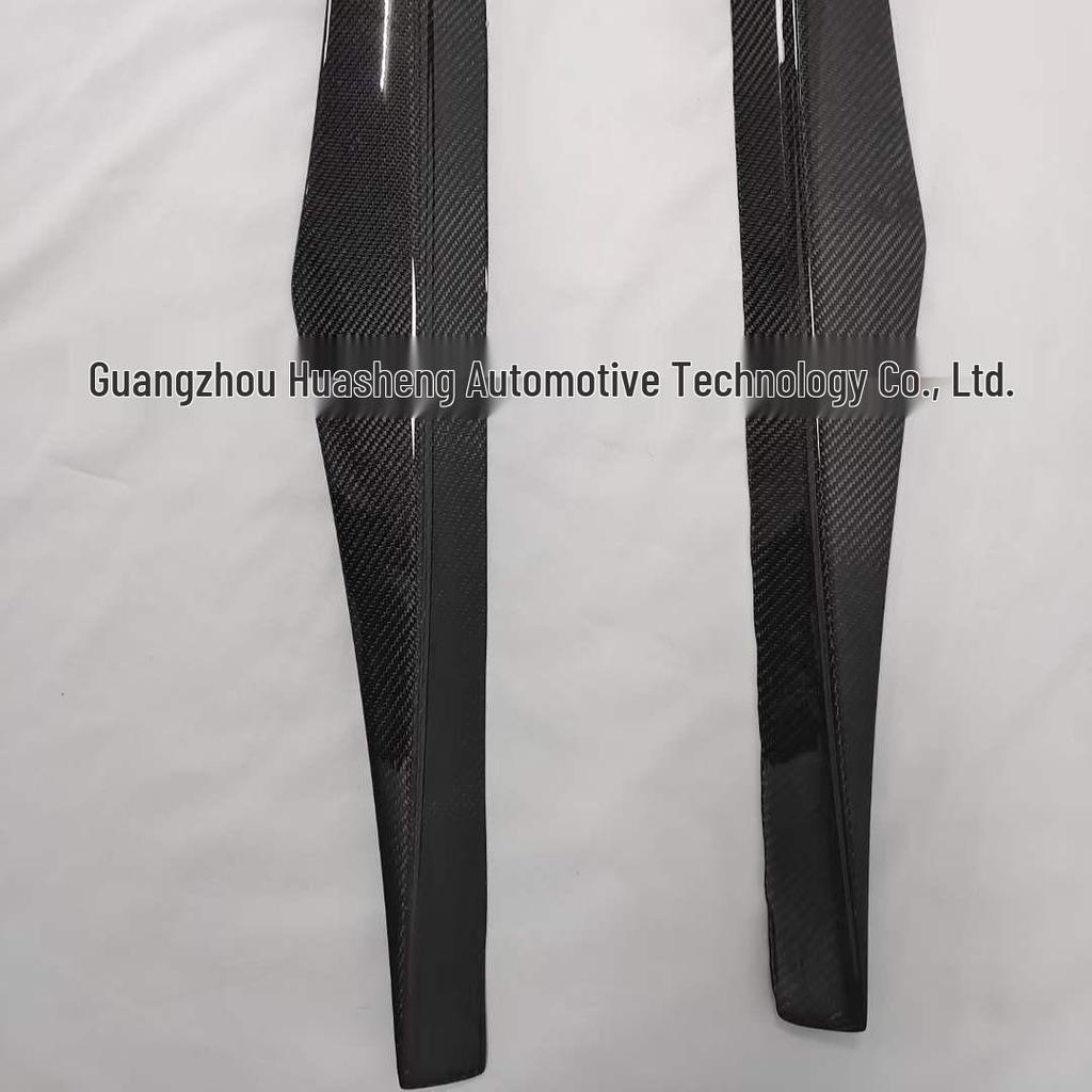 BMW 6 Series F13/F06/M6 Carbon Fiber V-Style Side Skirt Air Deflectors
