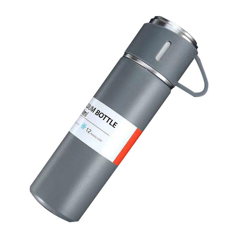 Vacuum Stainless Steel Insulated Cup Set With Three Lids For Home Office And Gift Giving