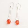 Carnelian Stone 925 Sterling Silver Handcrafted Dangle Drop Mother Gift Earrings EE-136-28