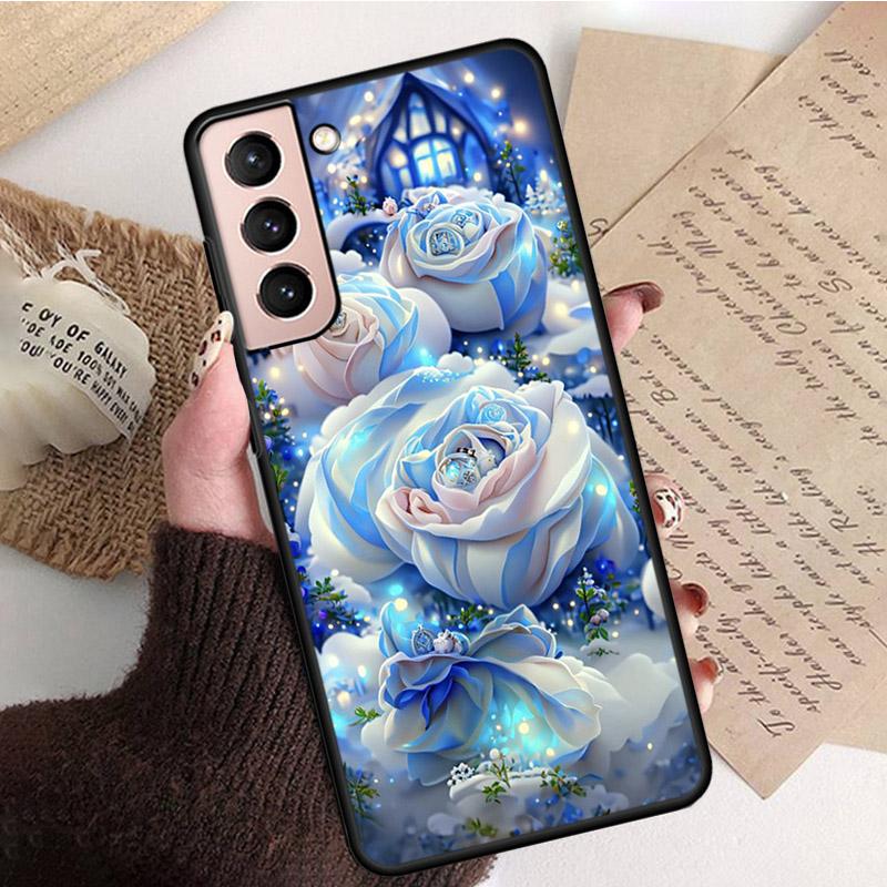 Nature Flower Peony Rose Heaven Case for Samsung Galaxy S22 S20 Note20 Ultra S20 S22 S21 S10 S9 Plus S10E S20FE Note10Plus Note9
