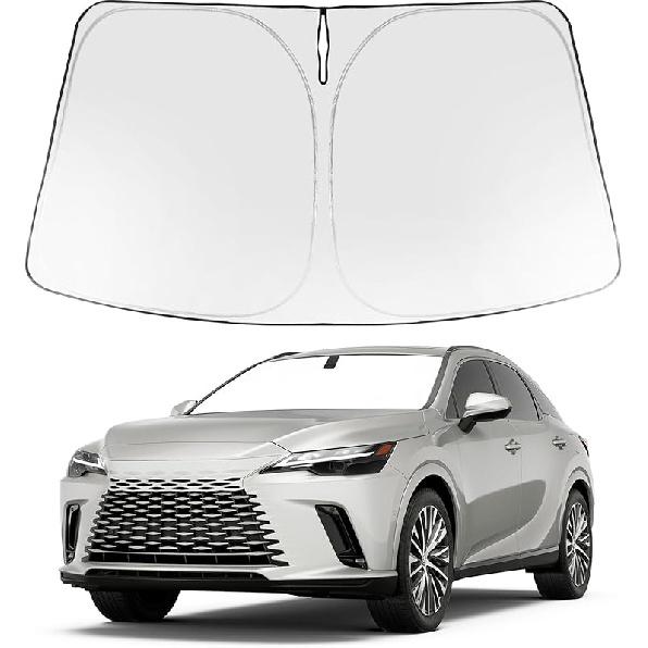 Proadsy 2025 Upgrade Front Windshield Sun Shade Foldable RAV4 Sunshade Protector Fit -2025 RAV-4 SUV Crossover, TRD Off-Road, LE XLE Premium Limited