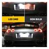 2PCS White License LED Plate Light Lamp Fit 350Z 370Z GTR Nissan G35 G37 S60 New