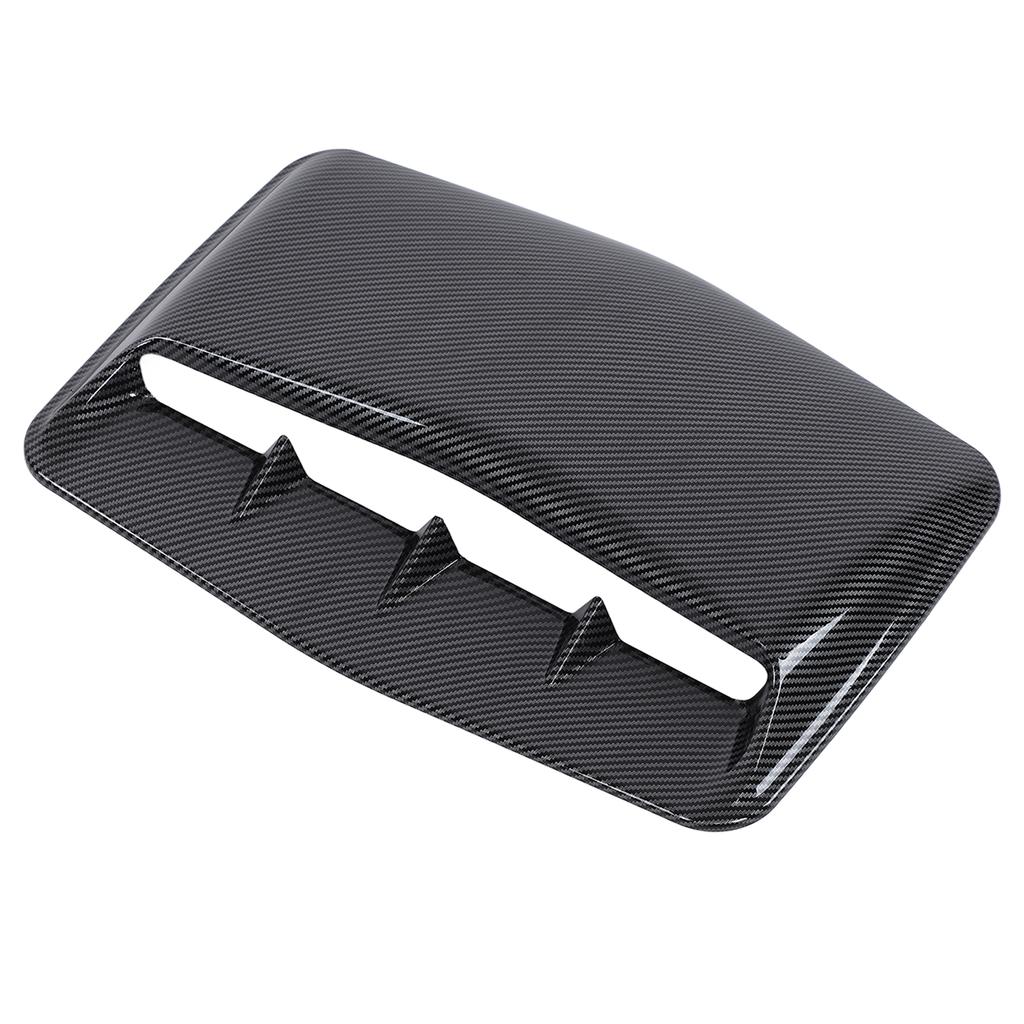 Car Hood Scoop Cowl ABS Vent Decorative Cover with Tape for Automotive Modification