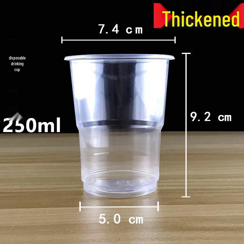 COFLYEE 250ML Clear Disposable Plastic Cups