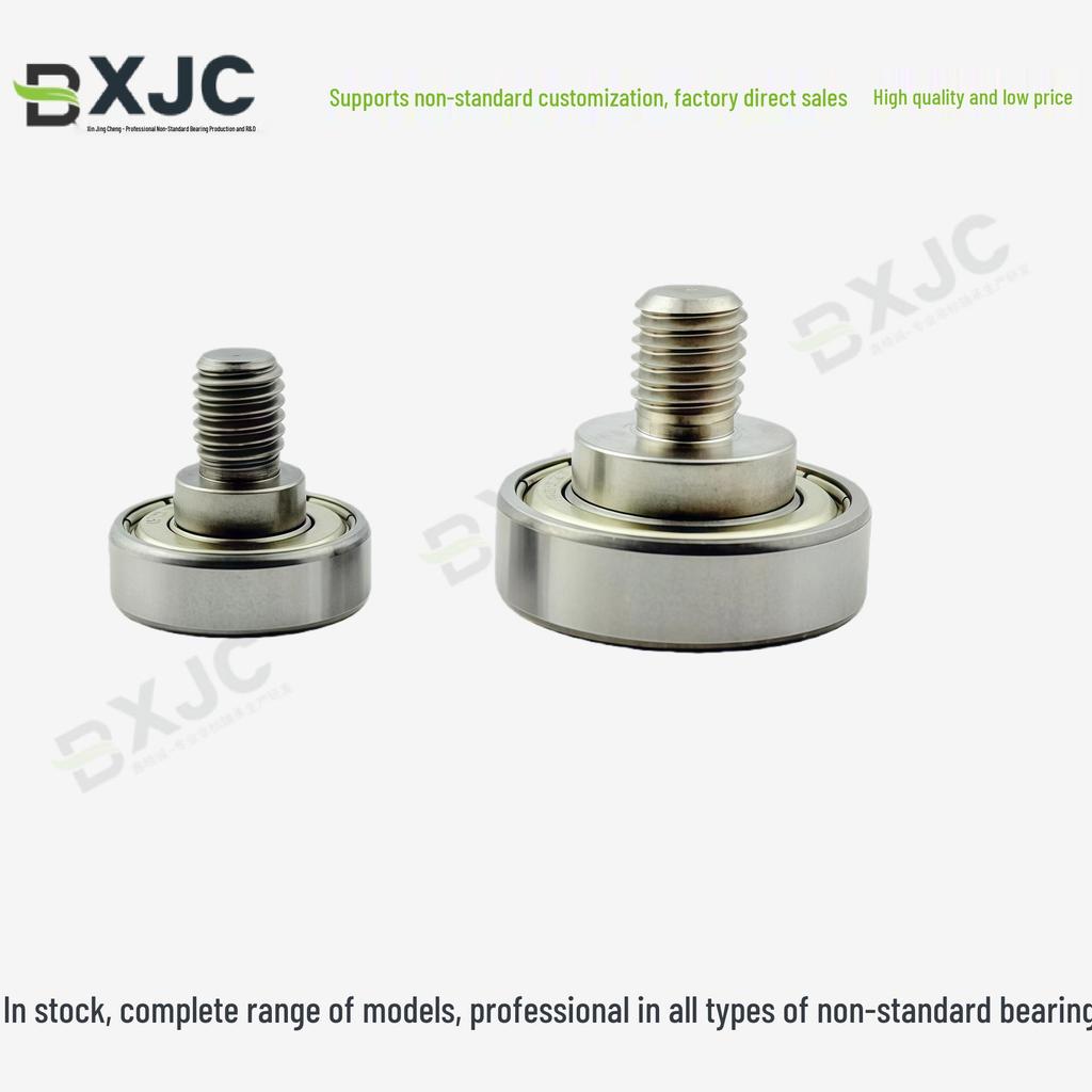 686 Stainless Steel 304 Threaded Metal Wheel Roller Bearing Pulley Guide.