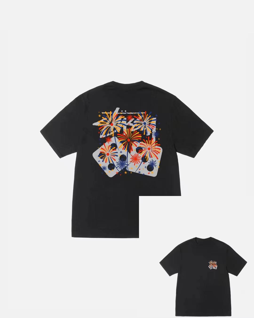 

Мужская футболка из чистого хлопка модного бренда Plankton STU Американский тренд с принтом Мужская летняя с круглым вырезом Свободная с коротким рукавом 4XL