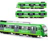 Kaiwei Alloy Subway Train Model with Sound & Light, Magnetic Force, Connect Rod, Pull-back/Remote Control