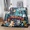 Christmas Friends Personalized Name Blanket Gift Personalized Blanket Comfortable Suitable for Couch Home Decor Livingroom Nap for All Occasions
