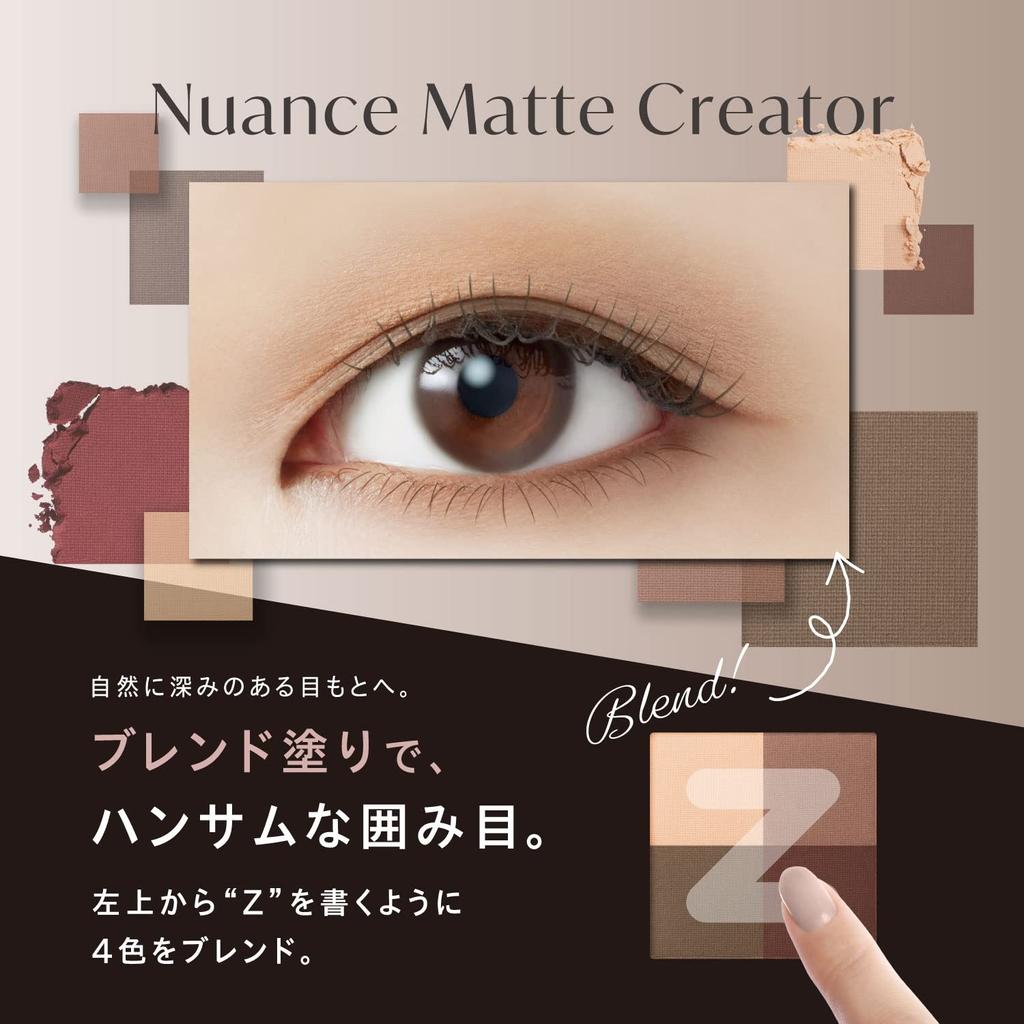 Visee Nuance Matte Creator [All 5 Colors] 5g - Velvety Finish, Long-Lasting Color