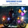 X-STYLE Reflektor Motorrad LED Reflektor Gelb 24V Auto 24 Seite