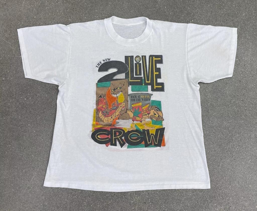 Back At Your As s 2 LIVE CREW Band Shirt Funny White Unisex S-5XL