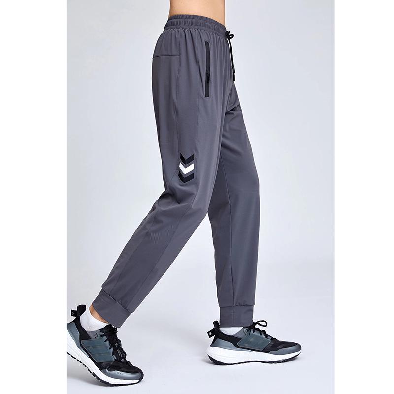 Men s Quick-Dry Joggers: Loose Sports Pants for Running, Fitness, and Casual Wear. M темно-серого