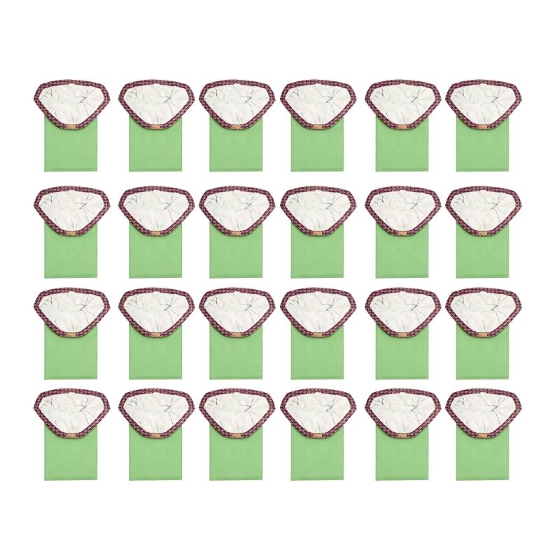

Set of 24 Large Capacity Replacement Dust Bag for 107314 6QT Vacuum Cleaner Advanced Filtration System Tear Resistant 1