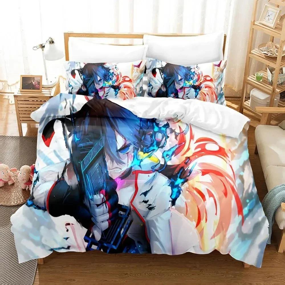 Anime Pixiv Fantasia T Bedding Set Duvet Cover Bed Set Quilt Cover Pillowcase Comforter King Queen Size Boys Adult Bedding Set
