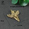 Antique Brass Buddhist Dapeng bird Gohst Face Vajra Pestle Miniature Figurines Ornament Pure Copper Tantric Buddhism Keychains