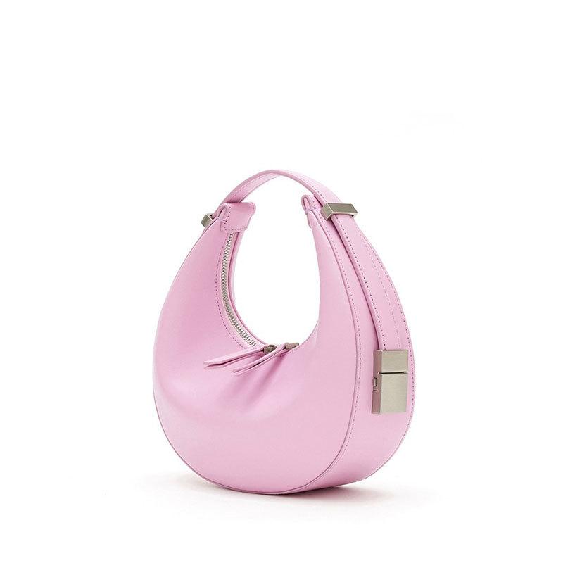 

Винтажная женская сумка через плечо, простая однотонная кожа плутония, женская дизайнерская сумка подмышкой