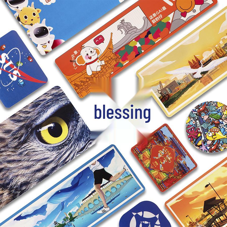 

Custom PU Leather Advertising Mouse Pad - Large, Thickened, Lock-stitched Office Mat 900x400 mm