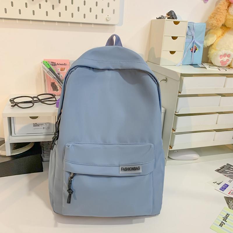Rucsac de culoare solidă Rucsac de călătorie de mare capacitate pentru femei