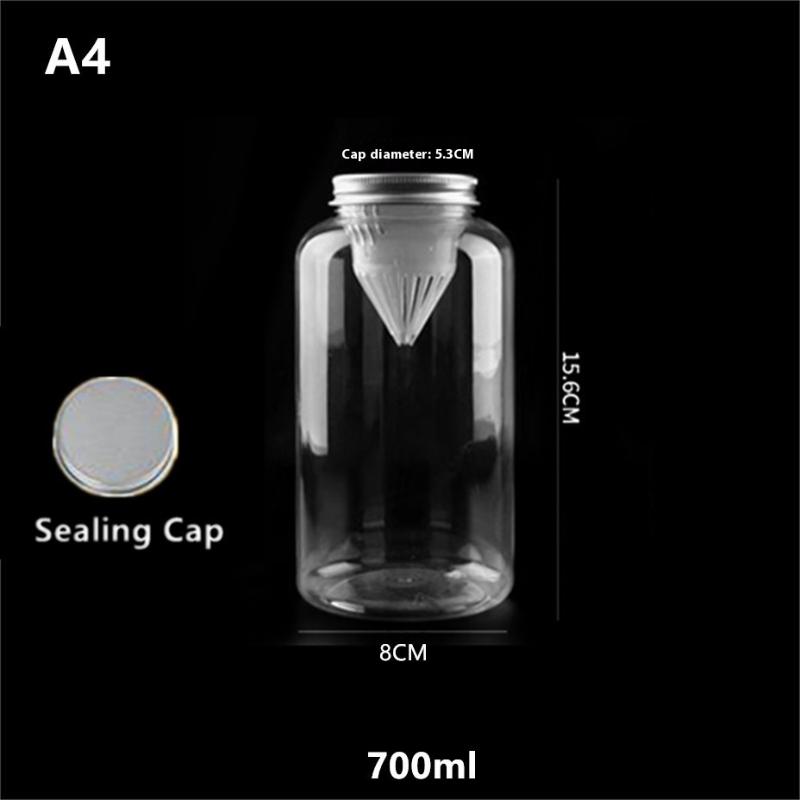 400/550/650/700/1000Ml Fruit Juice Cold Brewed Tea Bottle Transparent Plastic Beverage Bottle Disposable Milk Tea Bottle