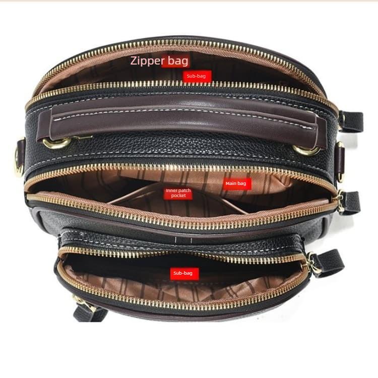 Women's fashion hand-to-hand round bag one-shoulder crossbody bag